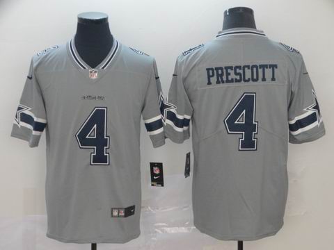 Dallas Cowboys #4 PRESCOTT gray interverted jersey