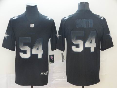 Dallas Cowboys #54 Smith black smoke fashion jersey