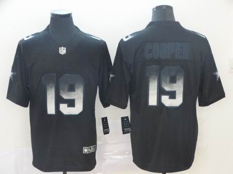 Dallas cowboys #19 COOPER black smoke fashion jersey