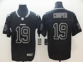Dallas cowboys #19 Cooper lights out black rush jersey