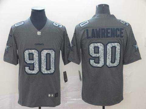 Dallas cowboys #90 Lawrence grey fashion static jersey