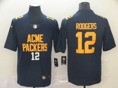 Green bay Packers #12 Rodgers city edition blue jersey