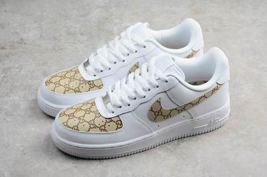 Gu Nike air force 1 low shoes white