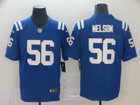 Indianapolis Colts #56 Nelson blue vapor untouchable jersey