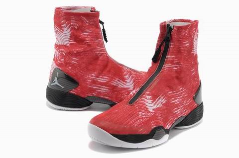 Jordan 28 shoes red black