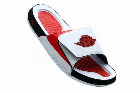Jordan Retro 2 Hydro slippers red white black