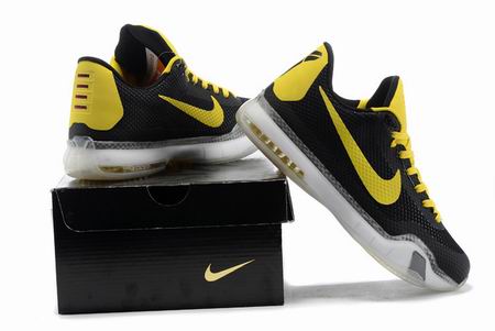 KOBE X EP shoes black yellow