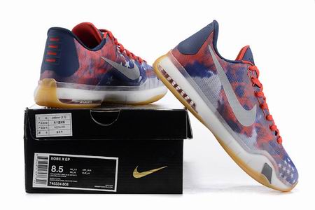 KOBE X EP shoes blue red