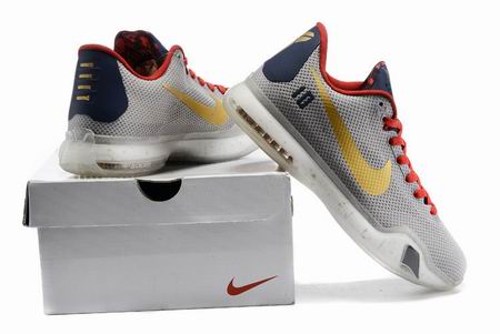 KOBE X EP shoes silver red