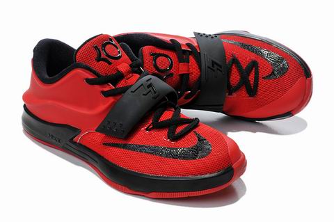 Kids nike durant shoes red black