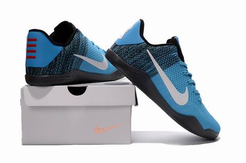 Kobe 11 knit shoes blue white
