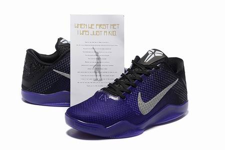 Kobe 11 shoes purple black