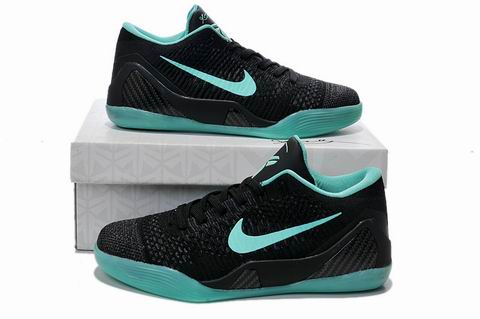 Kobe IX elite low shoes black blue