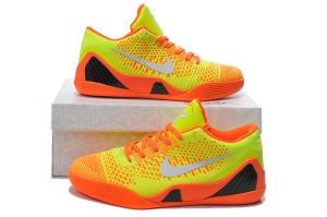 Kobe IX elite low shoes yellow orange