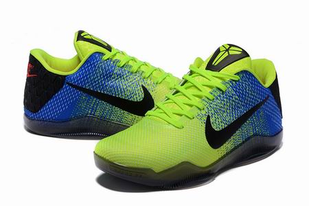 Kobe XI elite low shoes green blue