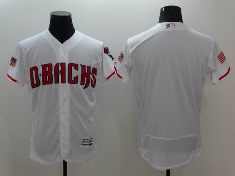 MLB Arizona Diamondbacks blank white flexbase jersey