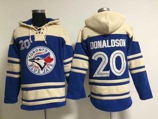 MLB Blue Jays #20 Donaldson blue sweatshirts hoody