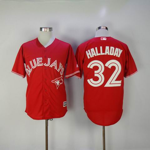 MLB Blue Jays #32 HALLDAY red jersey