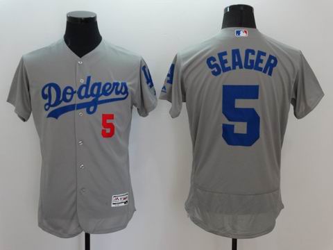MLB Blue Jays #5 Corey Seager grey flexbase jersey
