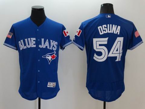 MLB Blue Jays #54 Roberto Osuna blue flexbase jersey