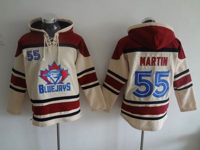 MLB Blue Jays #55 Martin white sweatshirts hoody