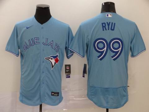 MLB Blue Jays #99 RYU light blue coolbase jersey