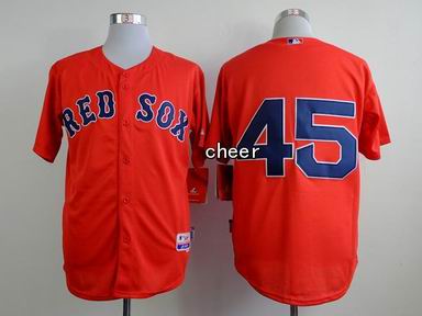 MLB Boston Red Sox #45 red Jersey