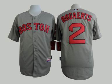 MLB Boston Red Sox 2 Bogaerts grey jersey