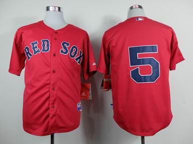 MLB Boston Red Sox 5# red jersey