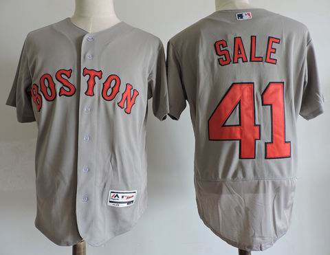 MLB Boston Redsox #41 SALE grey jersey