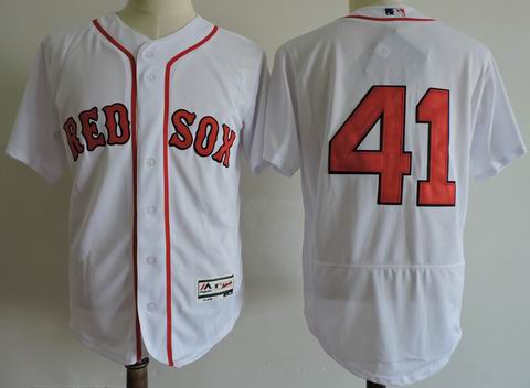 MLB Boston Redsox #41 white flexbase jersey