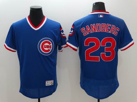 MLB Chicago Cubs #23 Ryne Sandberg blue Flexbase jersey