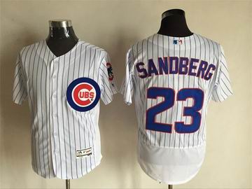 MLB Chicago Cubs #23 Ryne Sandberg white Flexbase jersey