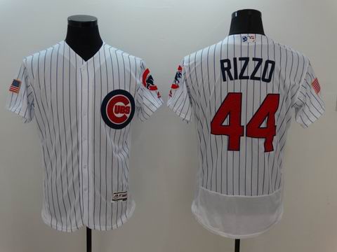 MLB Chicago Cubs #44 Anthony Rizzo white Flexbase jersey