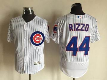 MLB Chicago Cubs #44 Anthony Rizzo white Flexbase jersey