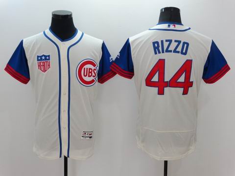 MLB Chicago Cubs #44 Anthony Rizzo white Flexbase jersey