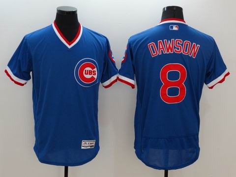 MLB Chicago Cubs #8 Andre Dawson blue jersey