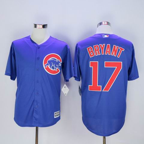 MLB Chicago Cubs 17# Bryant blue jersey