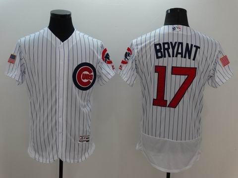MLB Chicago Cubs 17# Kris Bryant white flexbase jersey