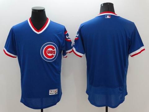 MLB Chicago Cubs blank blue Flexbase jersey