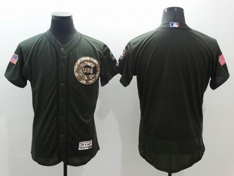 MLB Chicago Cubs blank green flex base jersey