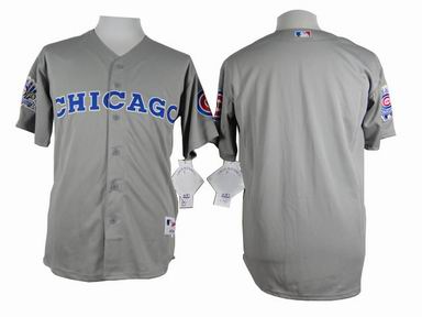 MLB Chicago Cubs blank grey jersey