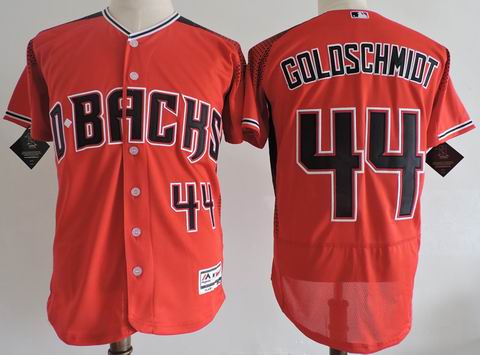 MLB Diamondbacks #44 Paul Goldschmidt Red flexbase jersey