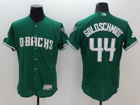 MLB Diamondbacks #44 Paul Goldschmidt green flexbase jersey