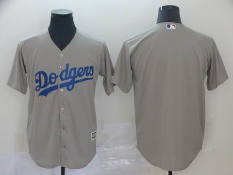 MLB Dodgers #26 grey blank jersey