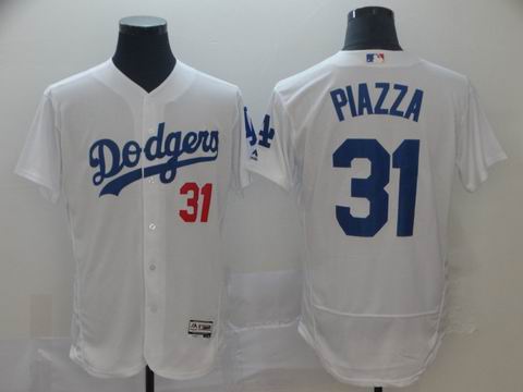 MLB Dodgers #31 PIAZZA white flexbase jersey