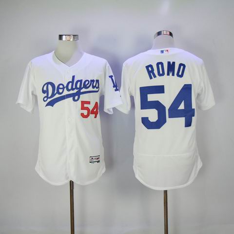 MLB Dodgers #54 ROMO white flexbase jersey