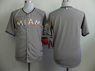 MLB Florida Marlins blank grey jersey