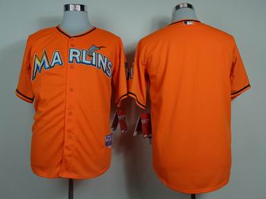 MLB Florida Marlins blank orange jersey