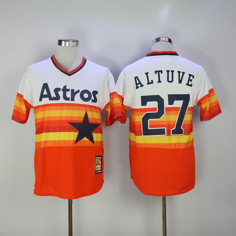 MLB Houston Astros #27 Altuve rainbow jersey